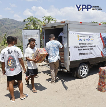YPP Emtek Media Jangkau Manggarai Timur Salurkan Bantuan Gempa pasaributobing dan Layanan Psikososial Anak